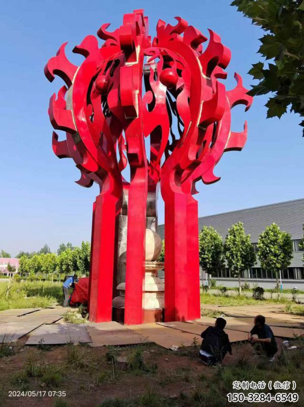 火球雕塑,精神堡垒火球雕塑落地展示 火球雕塑,精神堡垒火球雕塑落地展示