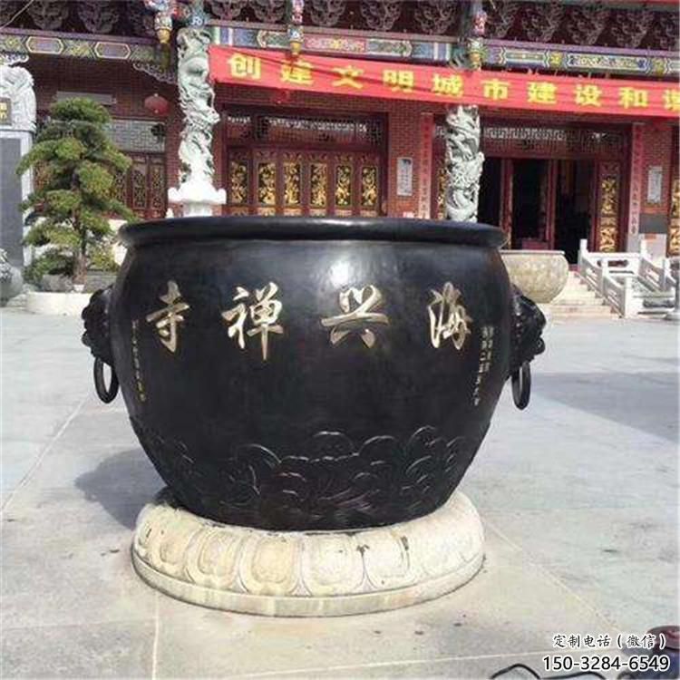 寺院铁缸雕塑 寺院铁缸雕塑