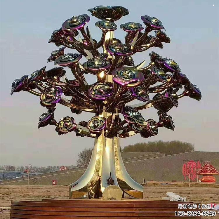 花树雕塑加工商,钢管组合,钛金不锈钢花树雕塑定做 花树雕塑加工商,钢管组合,钛金不锈钢花树雕塑定做