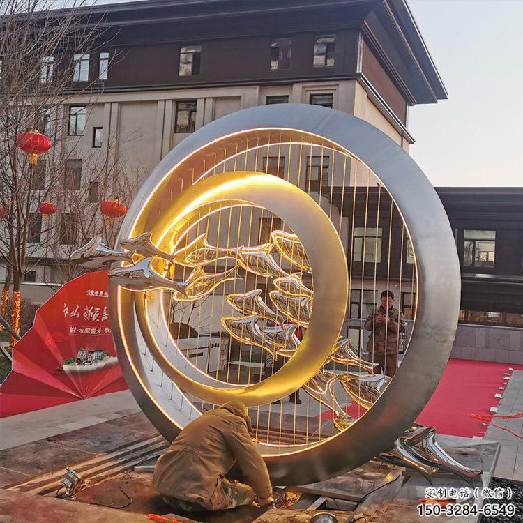 圆环雕塑精品,景观概念,烤漆圆环雕塑通用 圆环雕塑精品,景观概念,烤漆圆环雕塑通用