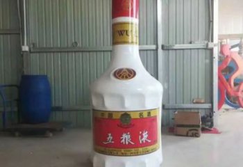 仿真瓶子雕塑 店门口园林雕塑 酿酒小品