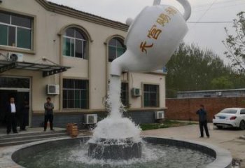 水景酒壶雕塑 彩绘剪纸小品 现代雕塑