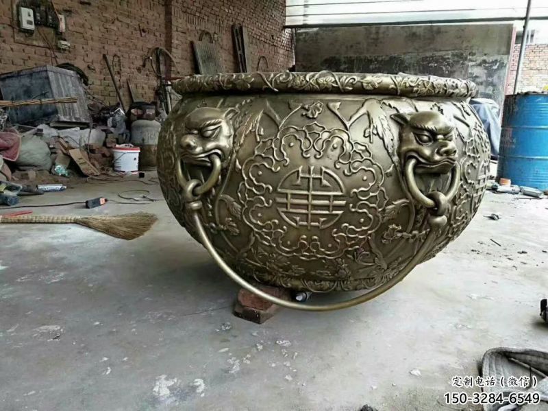 漯河铸铜缸雕塑承接