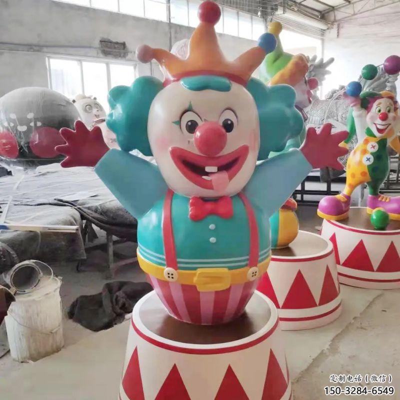 古交公园小丑雕塑